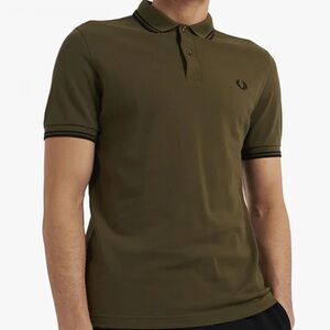 Fred Perry Black Twin Tipped Polo Shirt